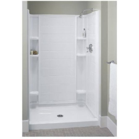 Sterling Shower Wall End Emsemble White 72105100-0